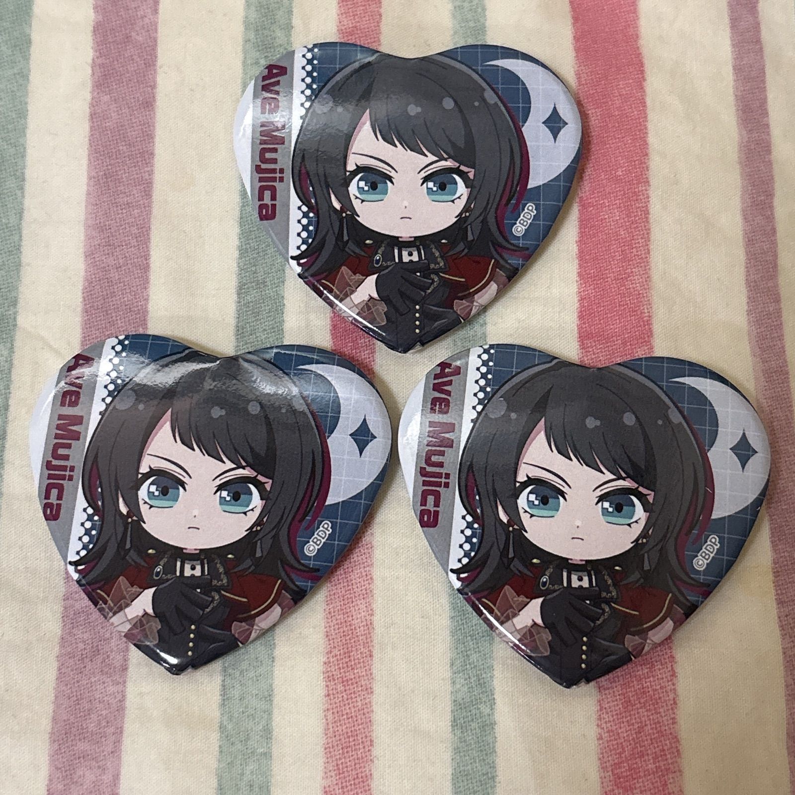 バンドリ Ave Mujica PalVerse ハート型缶バッジ ティモリス - メルカリ