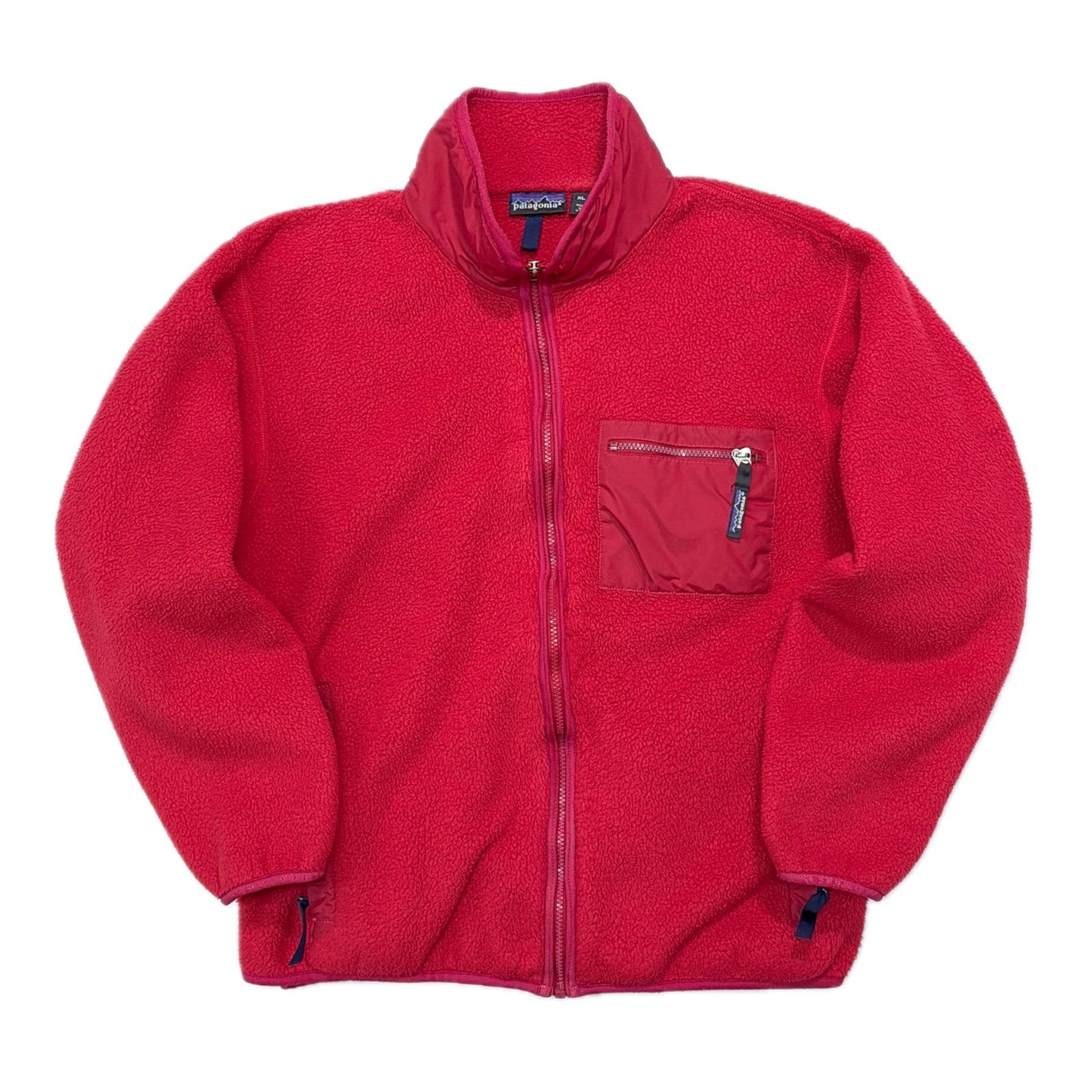 90s PATAGONIA パタゴニア フリース ジャケット XL USA製 赤 - メルカリ