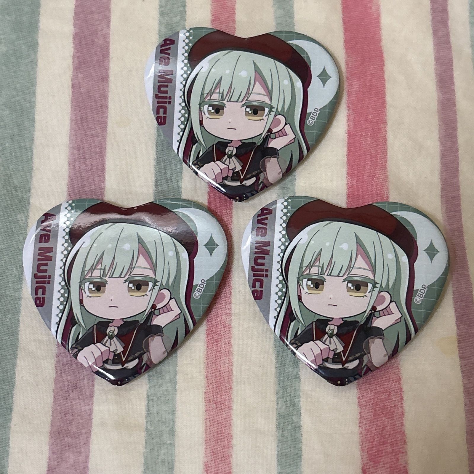 バンドリ Ave Mujica PalVerse ハート型缶バッジ モーティス - メルカリ