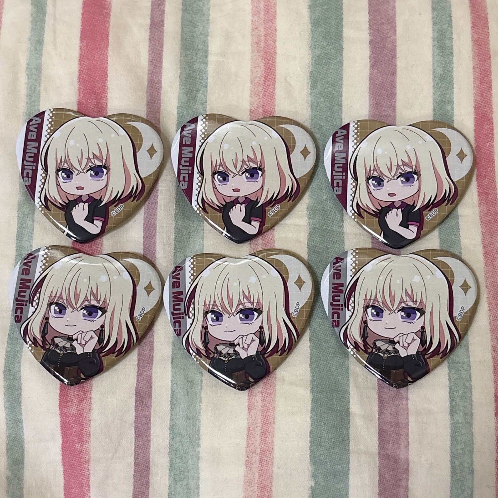 バンドリ Ave Mujica PalVerse ハート型缶バッジ ドロリス - メルカリ