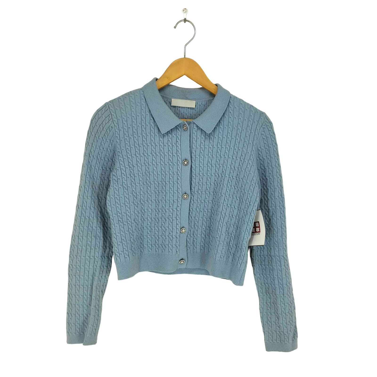 セルフォード CELFORD ビジュー釦ケーブルカーディガン レディース ONE  