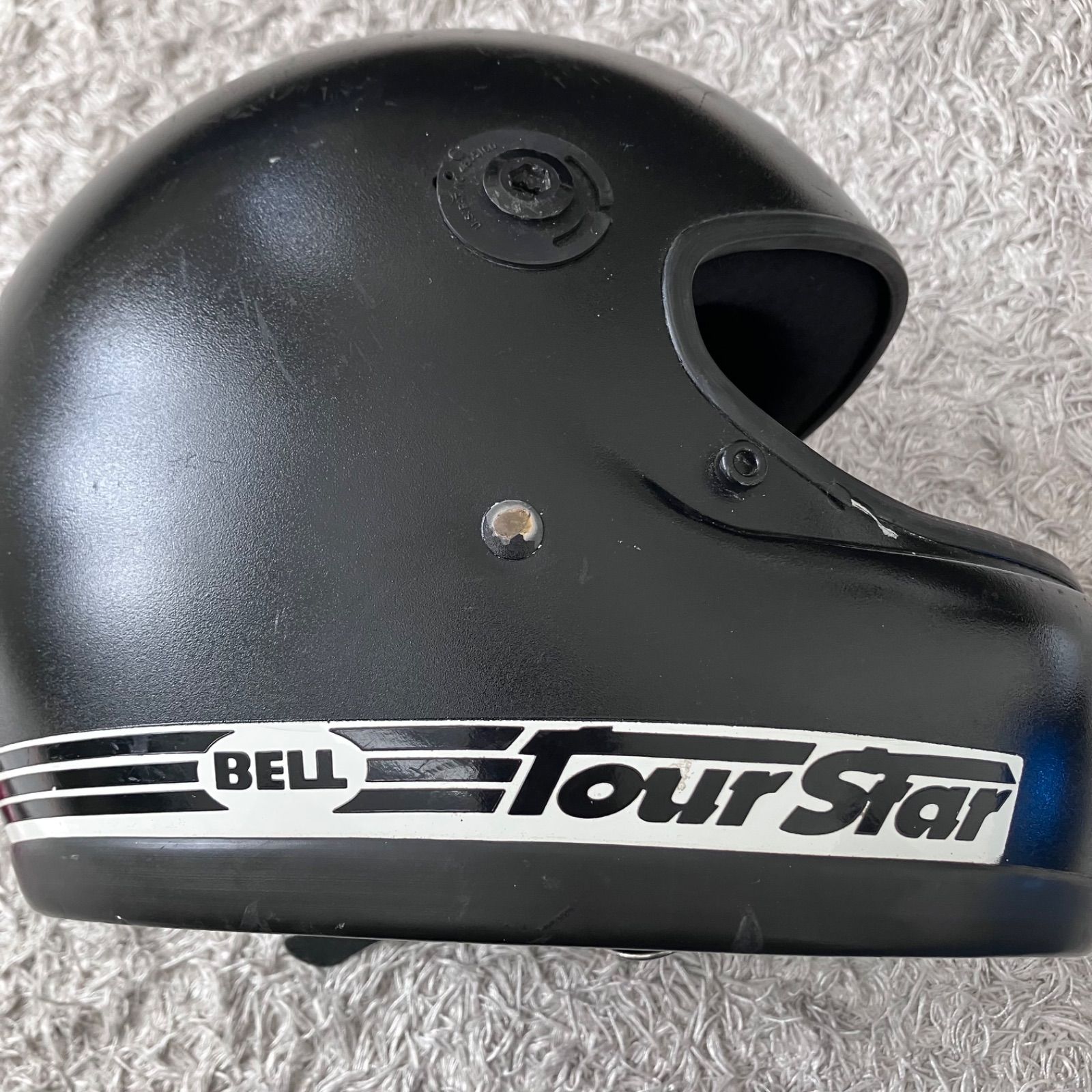 BELL☆TOUR STAR ビンテージヘルメット XLサイズ 1980年製 黒色 族ヘル