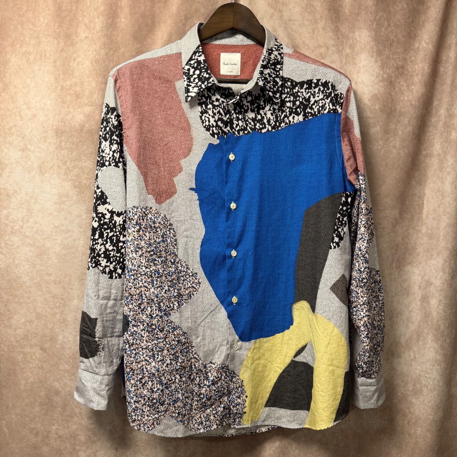 Paul Smith ポールスミス 総柄シャツ XL マルチカラー アートプリント