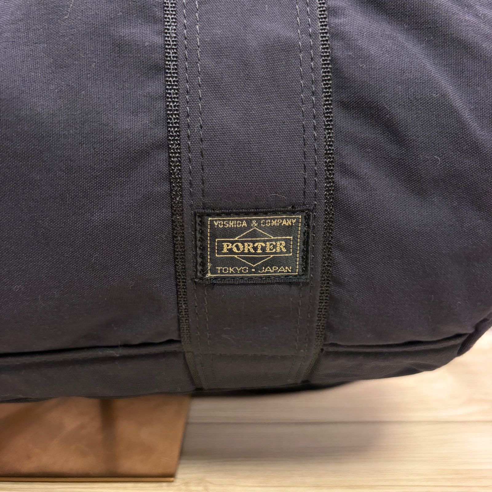 PORTER ポーター ミニボストンバッグ ドラム型 ブラック ショルダー