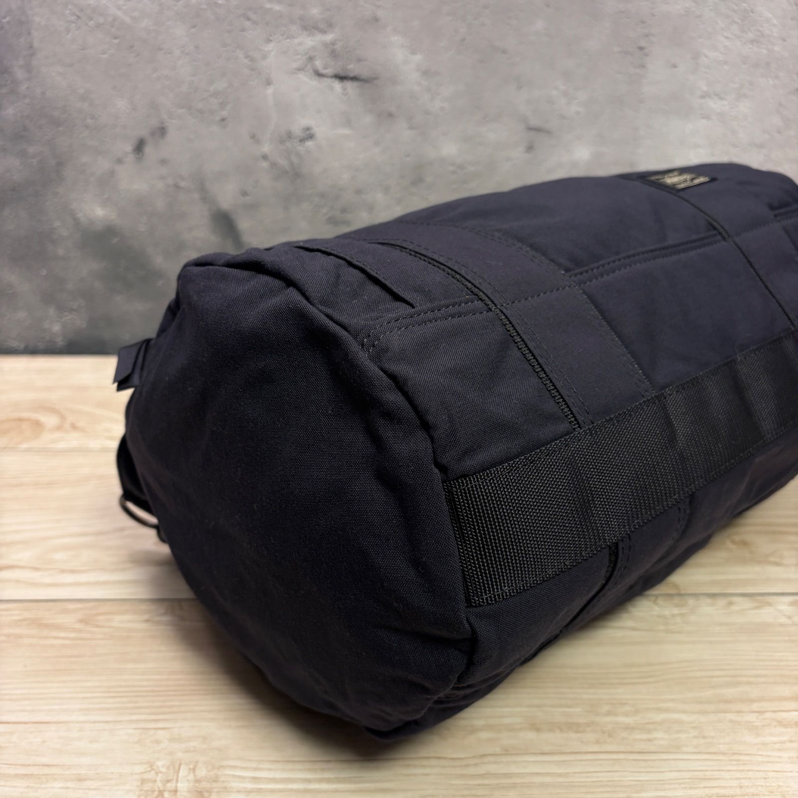 PORTER ポーター ミニボストンバッグ ドラム型 ブラック ショルダー