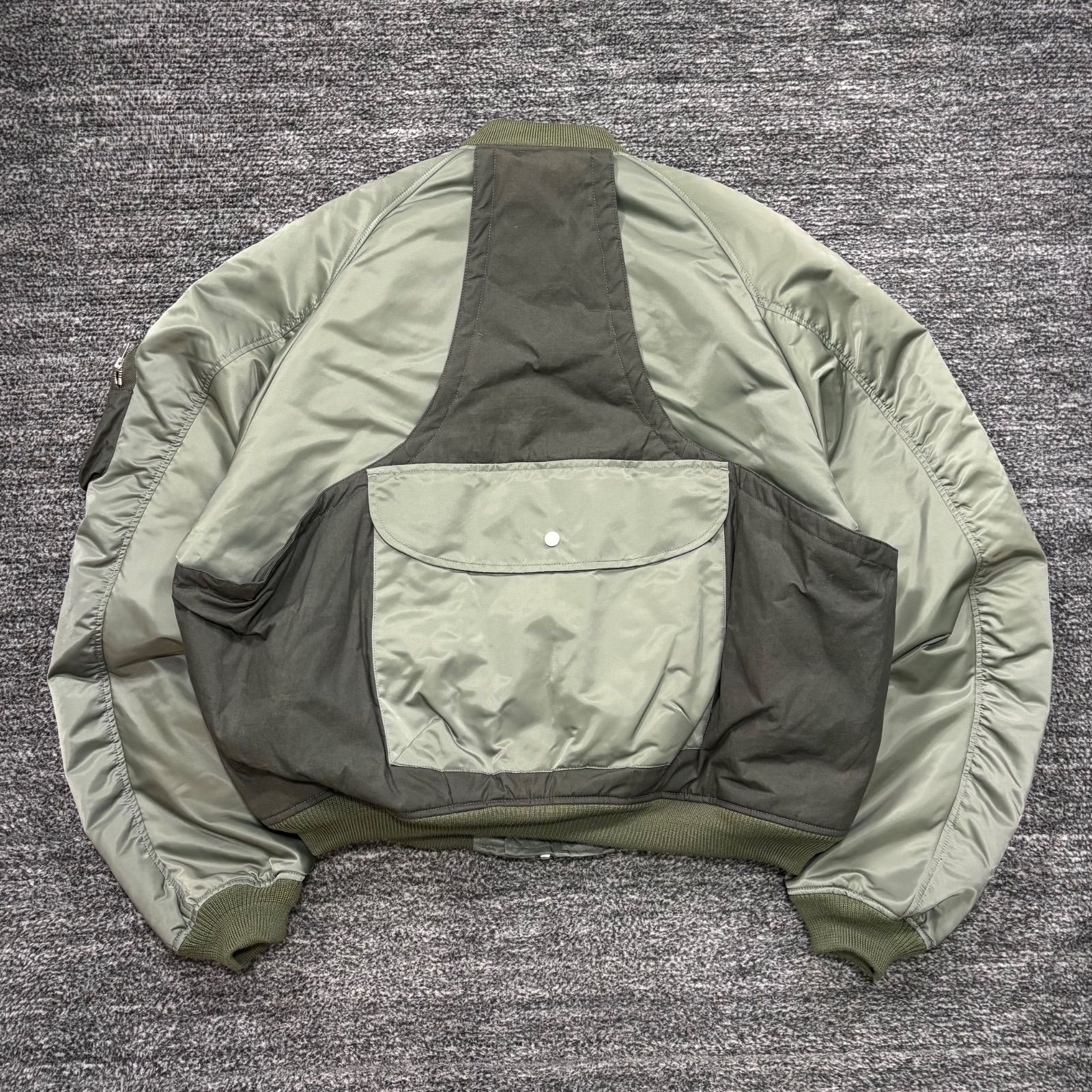 極美品 rin Combat Drape MA-1 Jacket Olive M onffo ttaggg リン