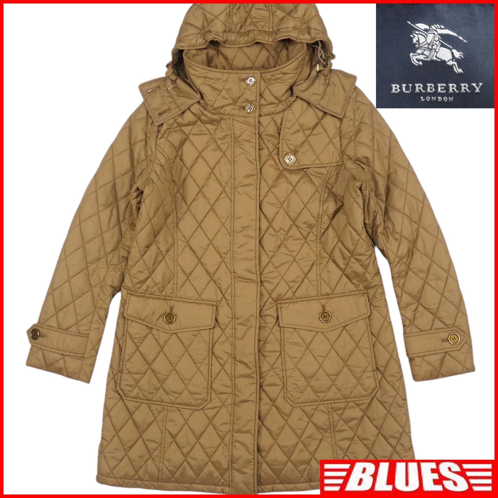 BURBERRY LONDON バーバリーロンドンステンカラーコート L 茶