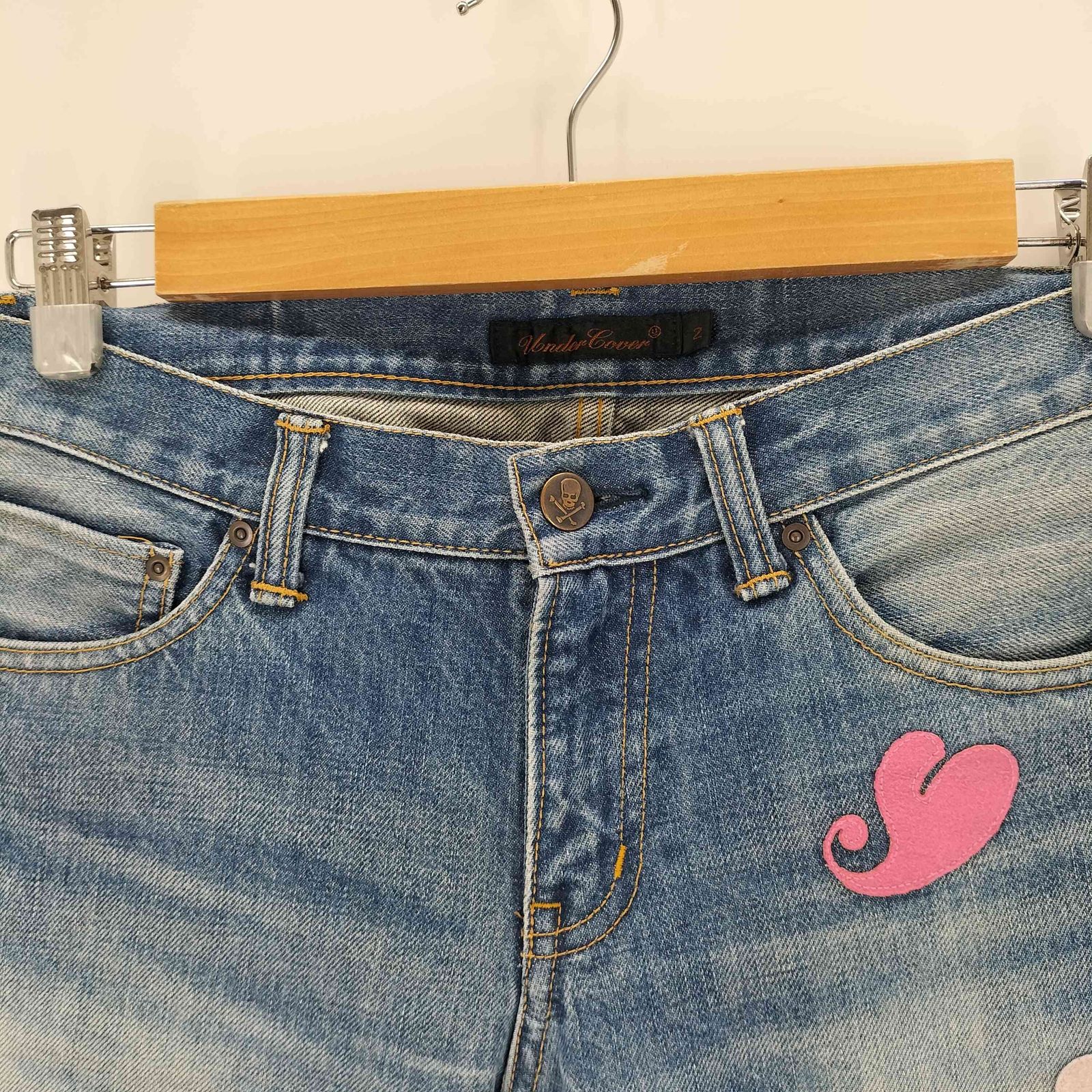 アンダーカバー UNDERCOVER 05AW Arts&Crafts期 ダメージ加工 ハート