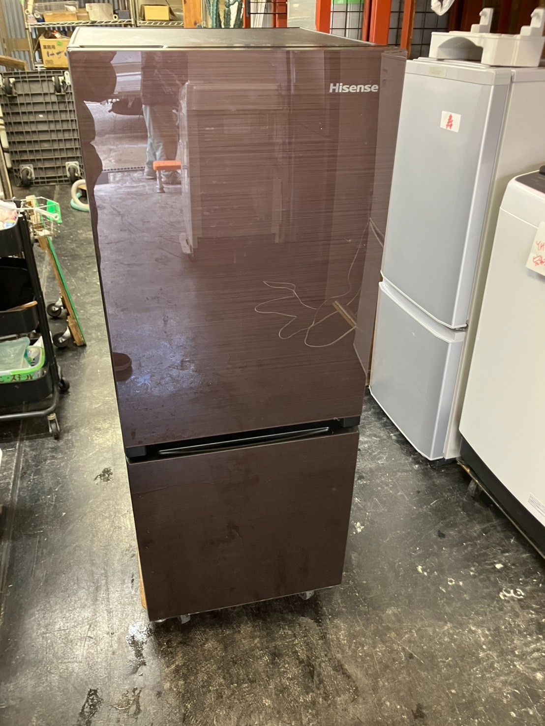 中古】大阪引取限定 Hisense HR-G1501 冷蔵庫 154L 2021年製 - メルカリ