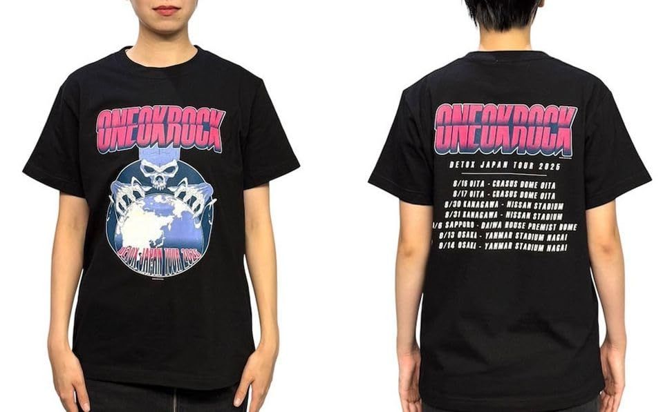 ワンオクロック ワンオク 2025 DETOX JAPAN グッズ Tシャツ H L - メルカリ