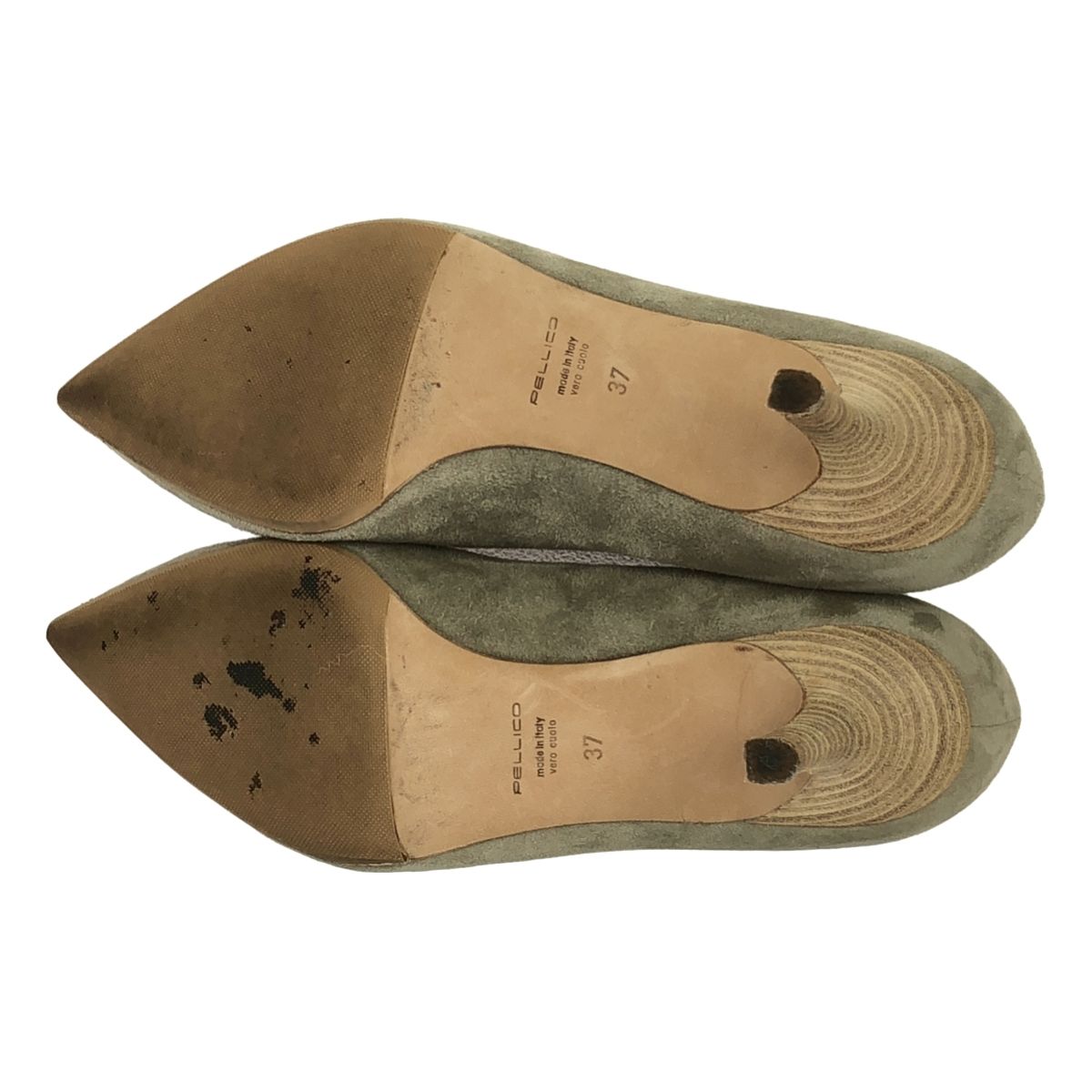 PELLICO / ペリーコ | ANIMA スエード パンプス | 37 | ベージュ
