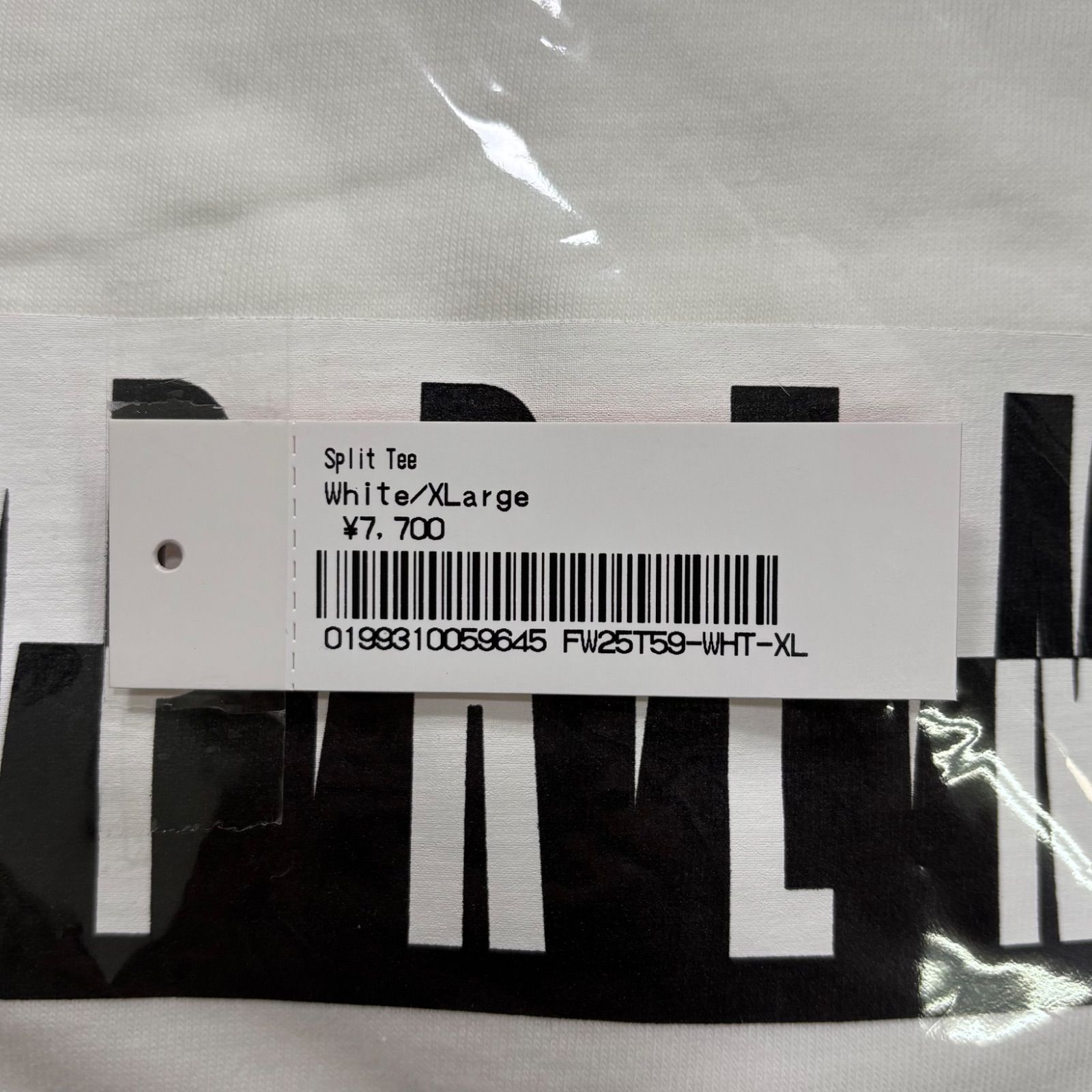 未使用品 Supreme Split Tee White XL シュプリーム スプリット T