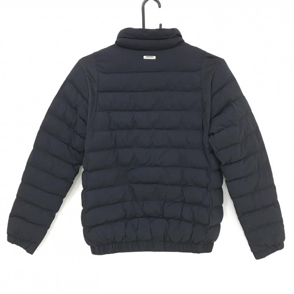 美品】セントアンドリュース 中綿ジャケット 黒 胸元ロゴ レディース M