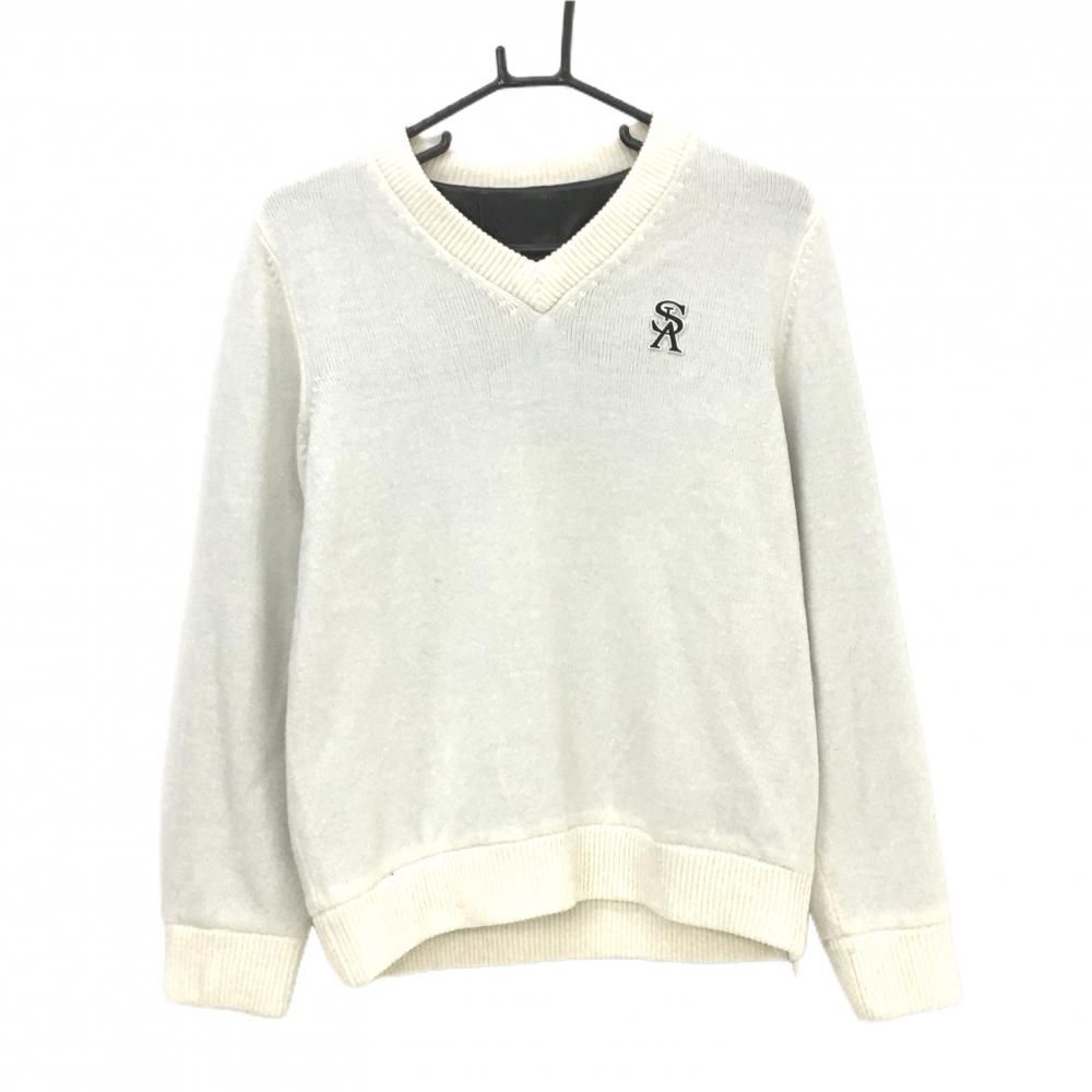 セントアンドリュース リバーシブルスニード 黒×白 裏ニット ウール混