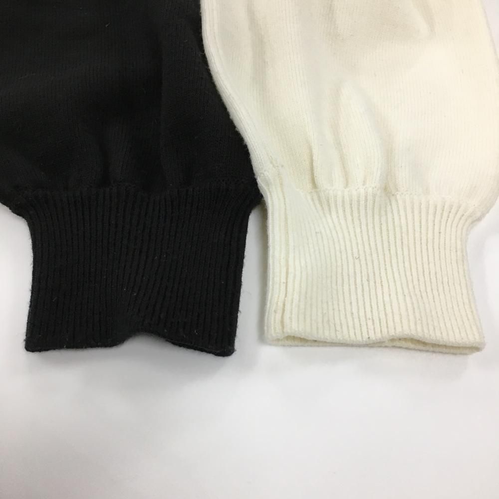 JUN&ROPE’ ジュンアンドロペ ウールニットタートルネックセーター ロゴ ジュンアンドロペ タートルネックセーター 白×黒 ロゴプリント ウール