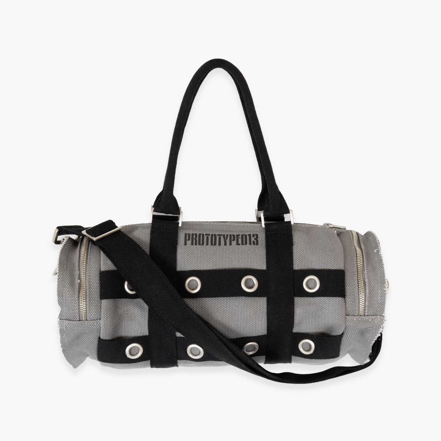 FAKE AS FLOWERS FAF | PROTOTYPE 013 (GRAY) ドラムバッグ ショルダー
