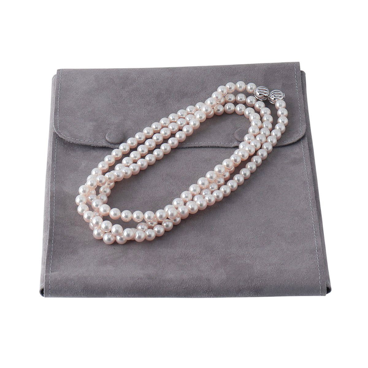 ミキモト パール ネックレス インフィニティ ロング アコヤパール7.0mm