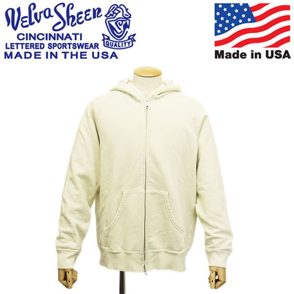 はて Velva Sheen (ベルバシーン) 161519 HOODED W-ZIP SWEAT ダブルジップ
