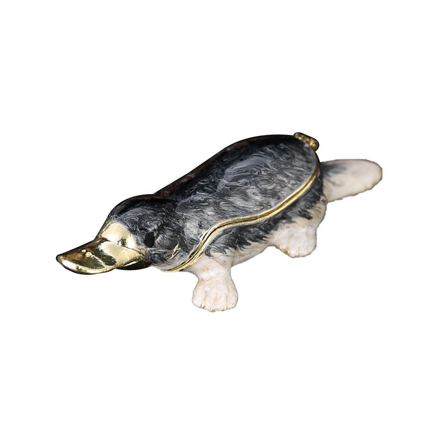 新品未使用 個性的動物型金属製ジュエリーボックス 3D 立体宝石箱