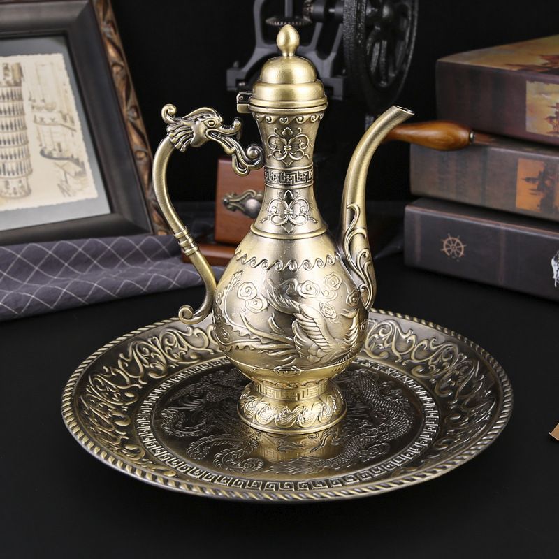 新品未使用 ハイエンド酒器セットギフトボックス 古典的家庭用