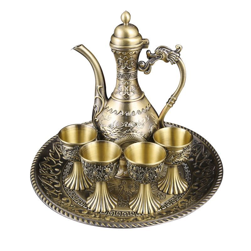 新品未使用 ハイエンド酒器セットギフトボックス 古典的家庭用