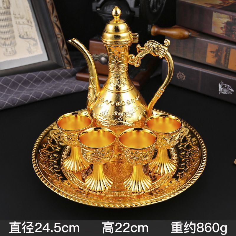 新品未使用 ハイエンド酒器セットギフトボックス 古典的家庭用