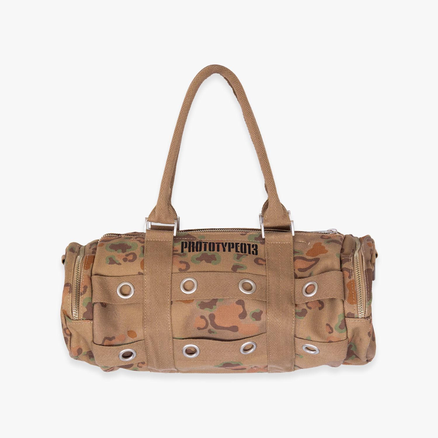 FAKE AS FLOWERS FAF | PROTOTYPE 013 (OLIVE CAMO) ドラムバッグ 