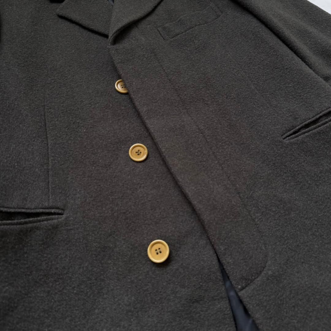 PAUL SMITH ウール チェスターコート ロング丈 ダークグリーン L