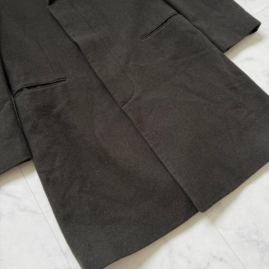 PAUL SMITH ウール チェスターコート ロング丈 ダークグリーン L