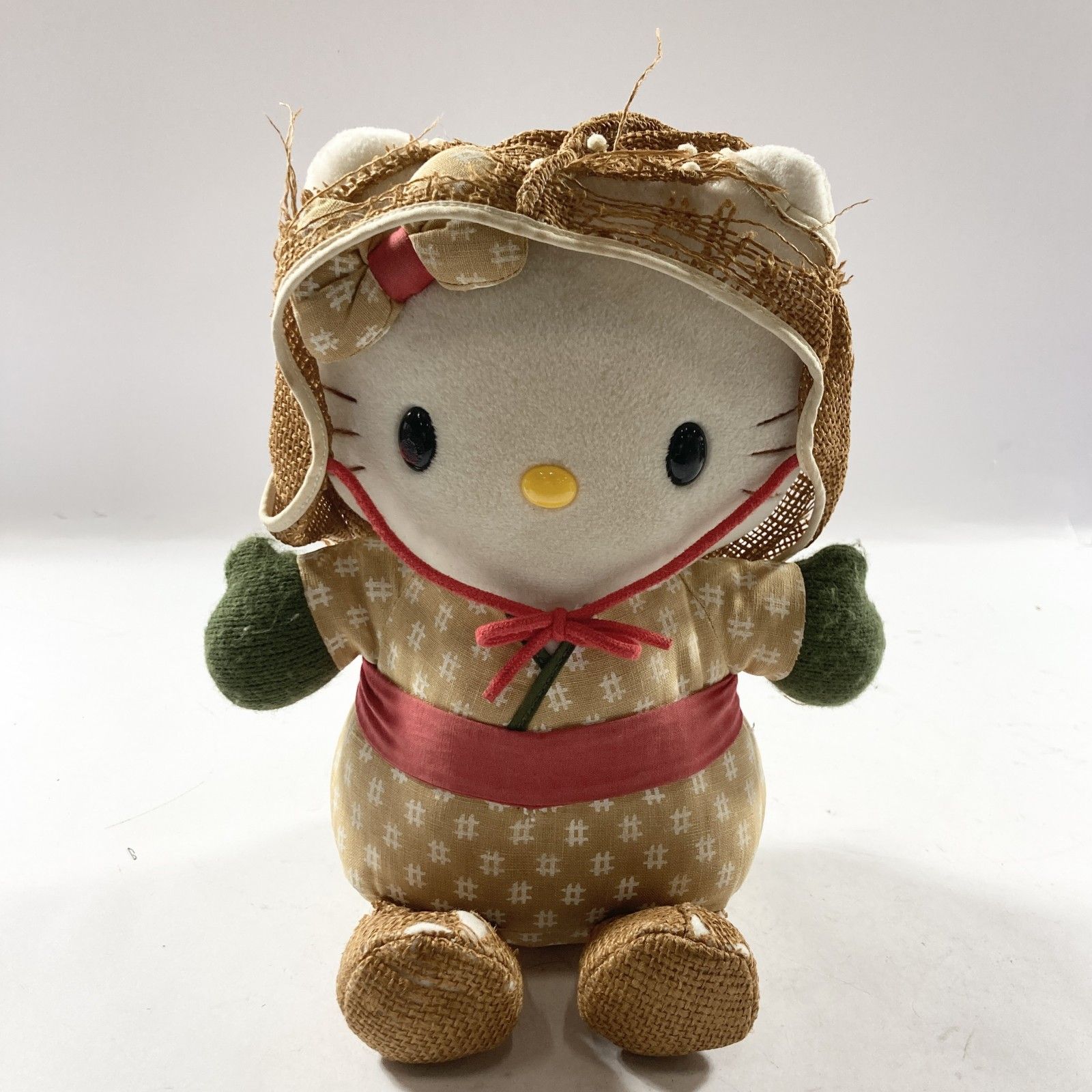 ☆ 希少 レア Hello Kitty ハローキティ 雪ん子 ぬいぐるみ 当時物 