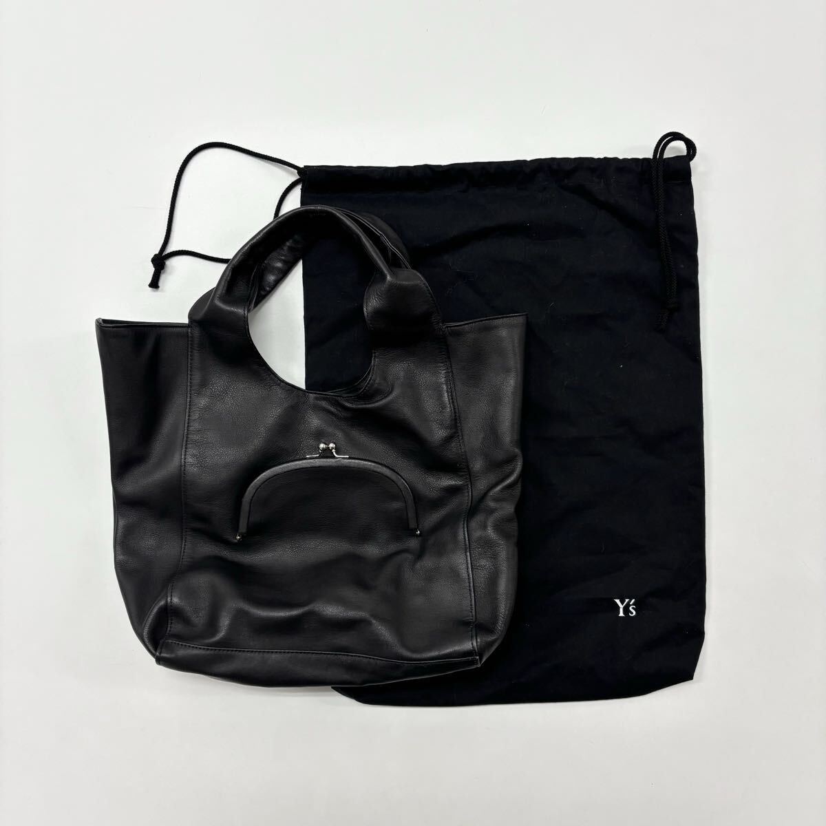 22aw 2022 希少 Y's ワイズ Yohji Yamamoto ヨウジヤマモト がま口