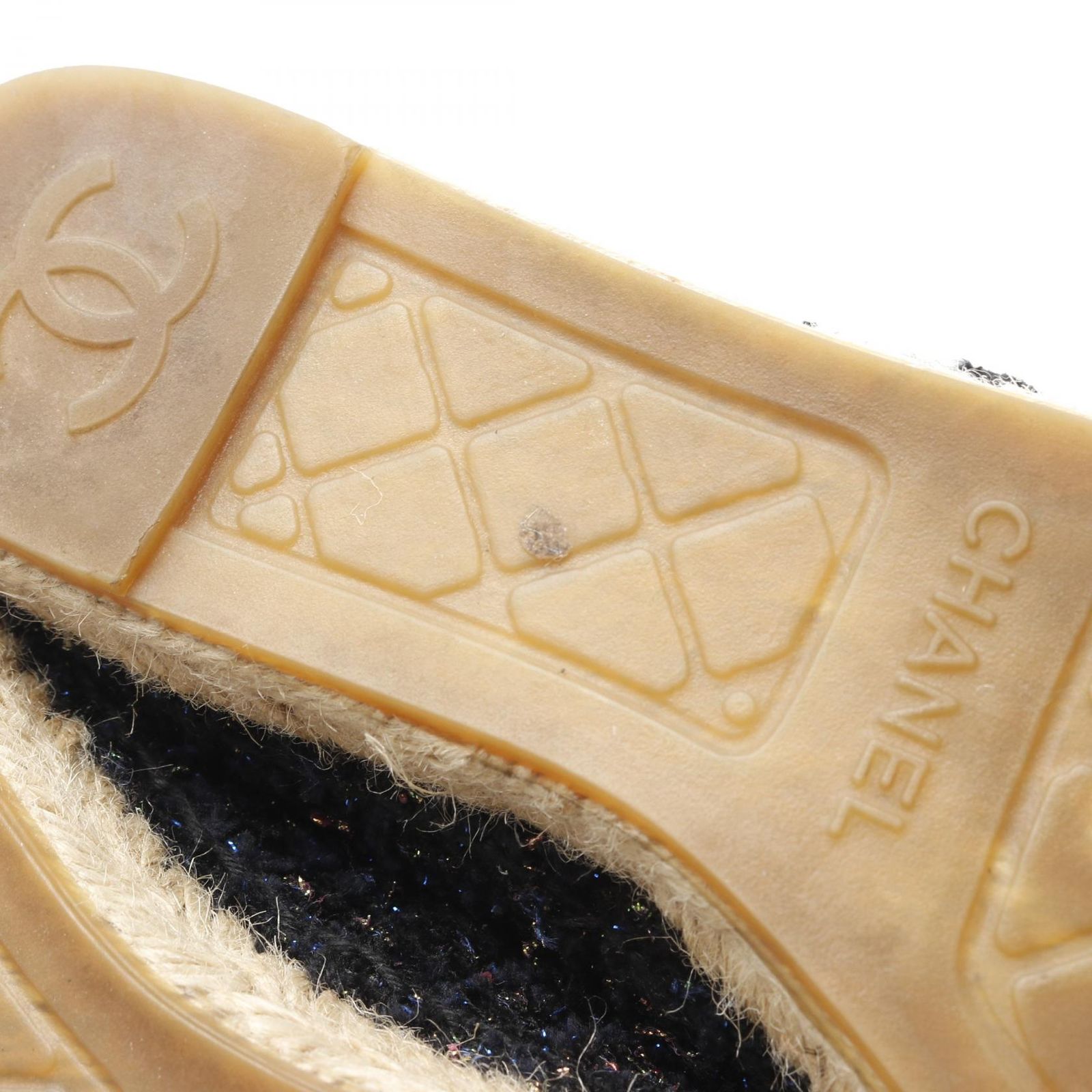 シャネル CHANEL スリッポン ココマーク エスパドリーユ B G29762 
