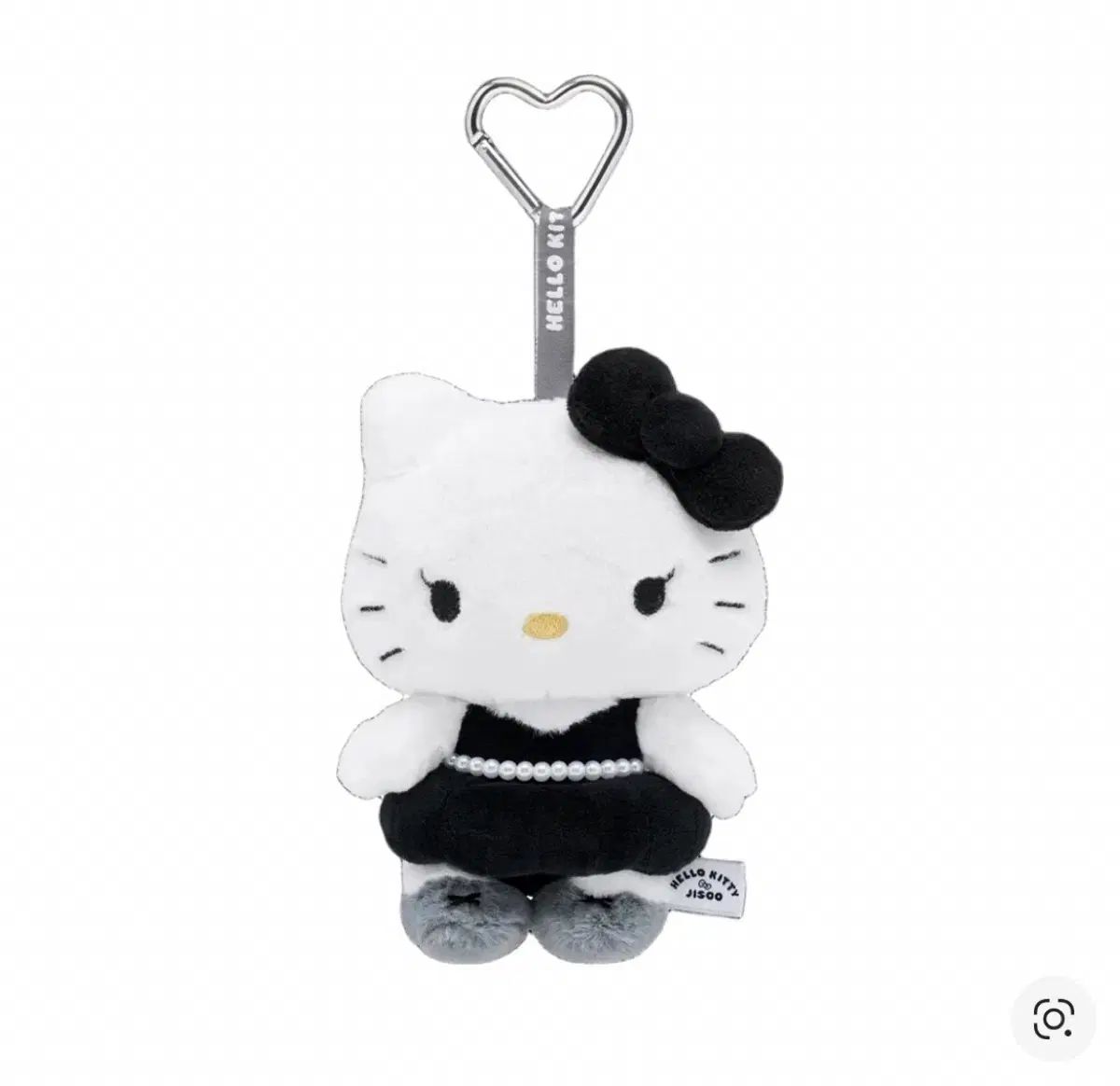 BLACKPINK ジス ハローキティぬいぐるみ キーホルダー シークレット 黒 ハローキティ ジス(JISOO) キーホルダー ブラック ジス BLACKPINK