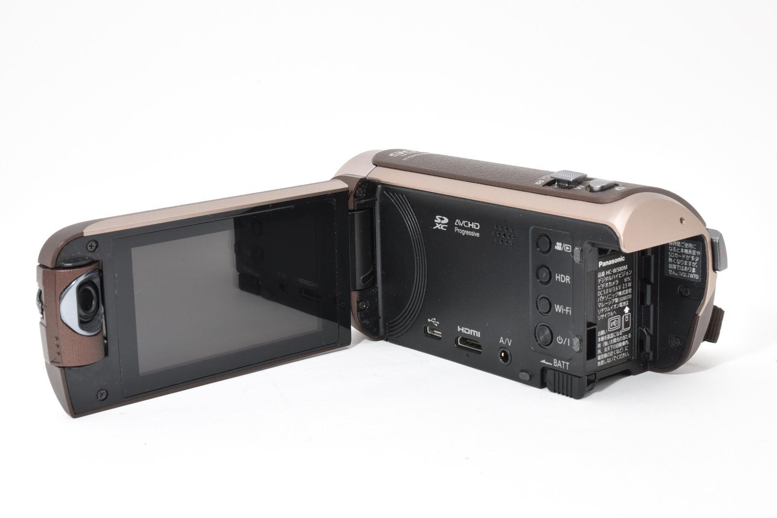 Panasonic パナソニック HC-W580M ブラウン /2661 動作OK 返金保証