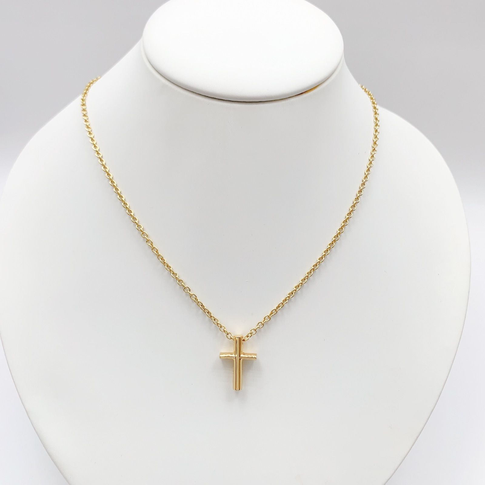 中古】POMELLATO ポメラート クロスモチーフ ネックレス K18イエロー 