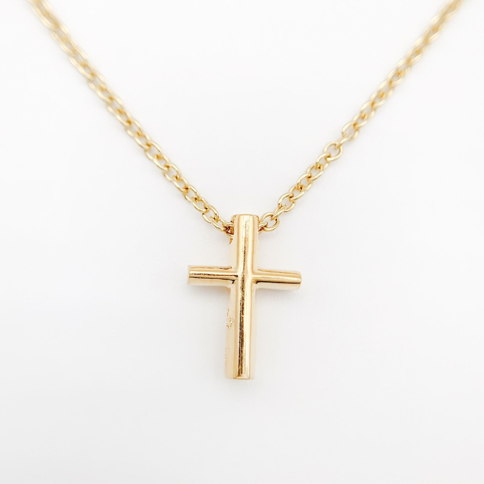 中古】POMELLATO ポメラート クロスモチーフ ネックレス K18イエロー 
