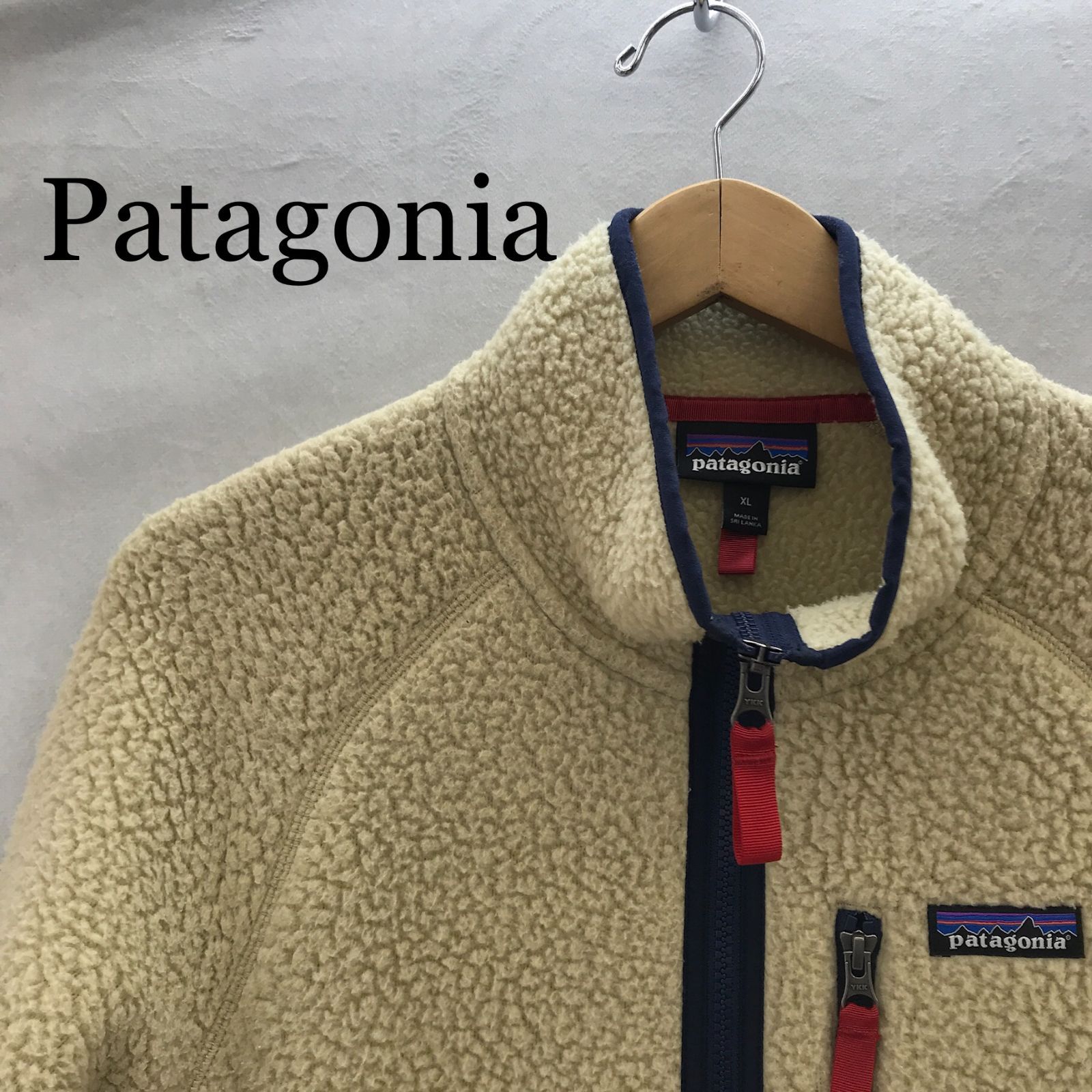 生産国:スリランカ patagonia フリースジャケット RN51884 XL ベージュ 