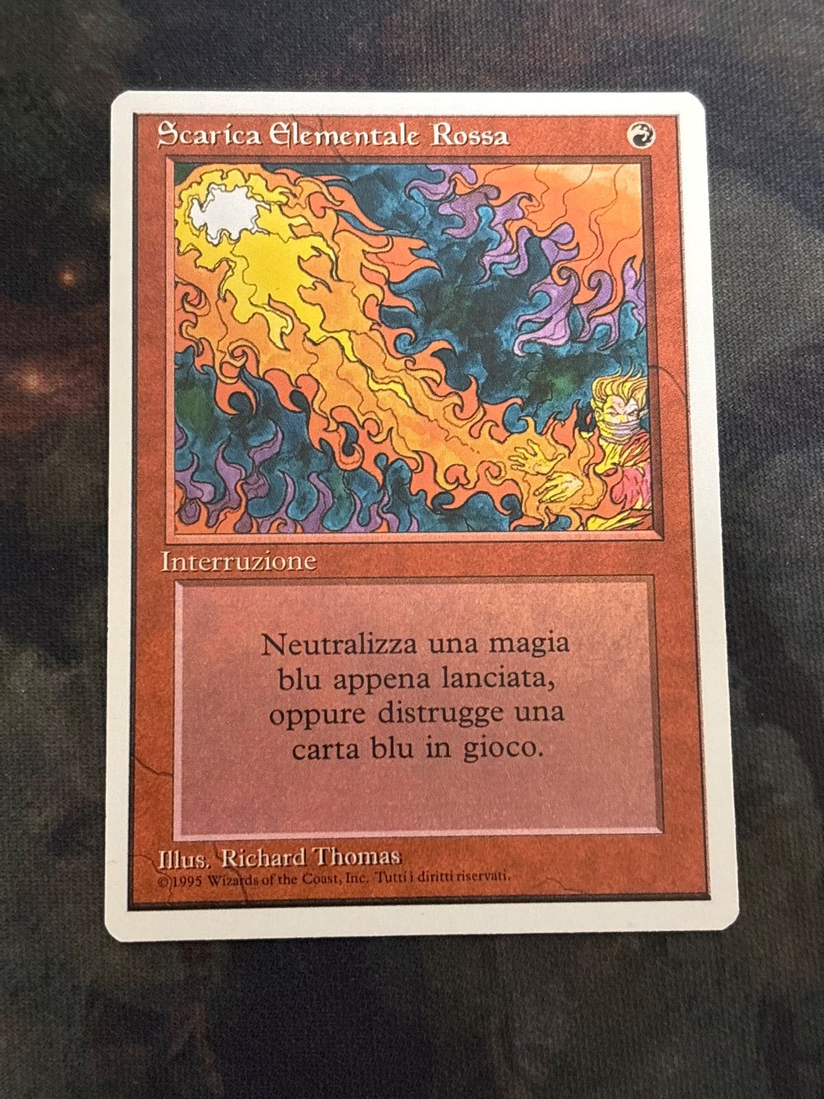 kw4 79 イタリア語 赤霊破/Red Elemental Blast IT 4ED MTG 多言語 他