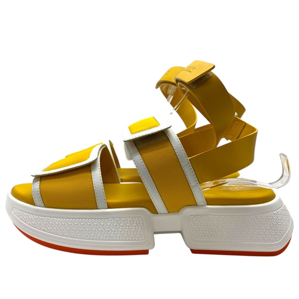 エルメス イエロー H型ストラップサンダル エルメス イエロー H型ストラップサンダル