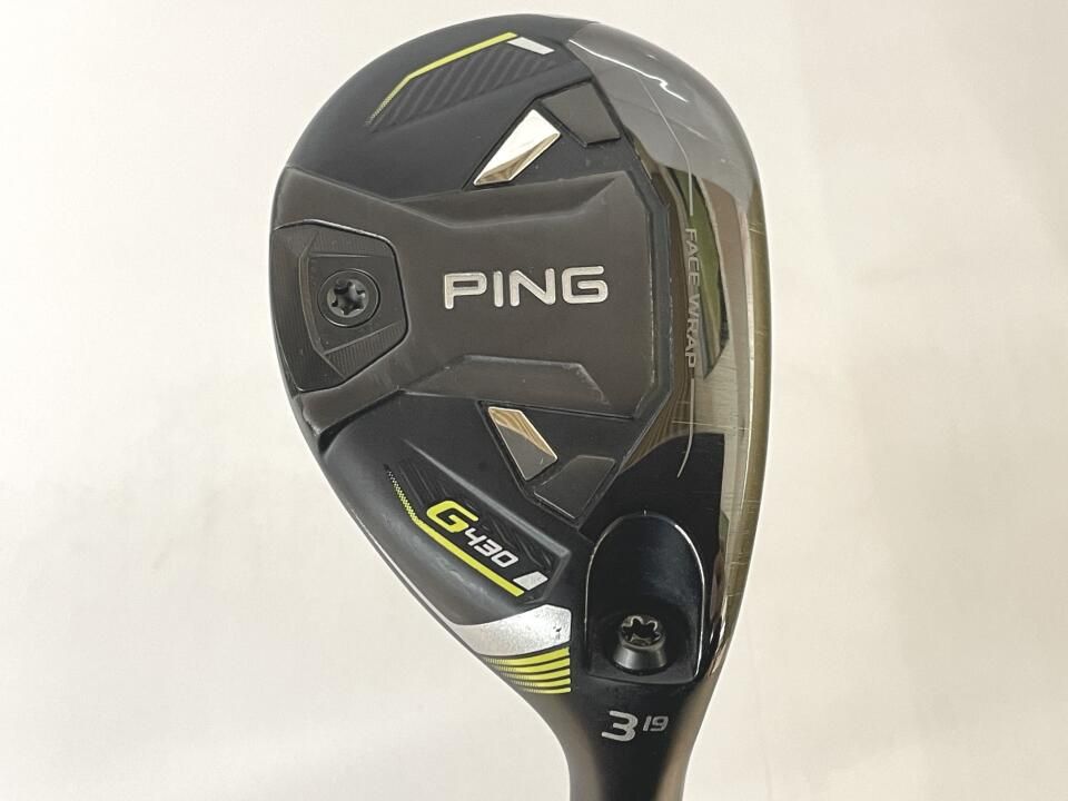 ピン G430 19度 ALTA J CB BLACK Sフレックス ユーティリティ 中古