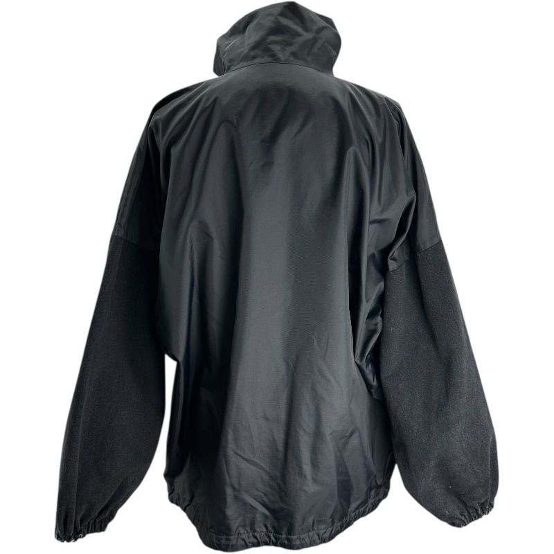 バレンシアガ BALENCIAGA デニム切替ロゴポプリンジャケット 529213