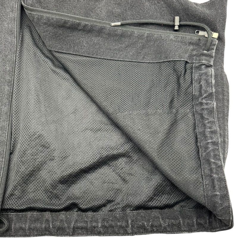 バレンシアガ BALENCIAGA デニム切替ロゴポプリンジャケット 529213