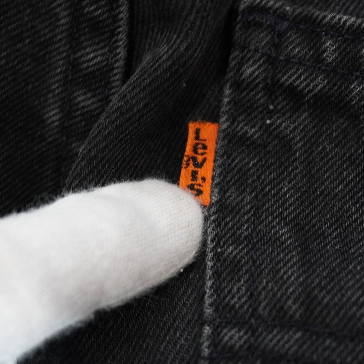 90S LEVI'S リーバイス 560 ブラック デニム ジーンズ オレンジタブ