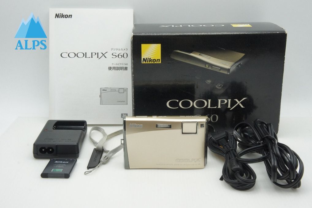 良品 Nikon ニコン COOLPIX S60 コンパクトデジタルカメラ リッチ