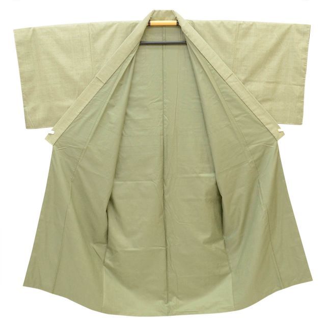 リサイクル着物 羽織 アンサンブル 男性 紬 正絹 未使用品 裄72cm 身丈
