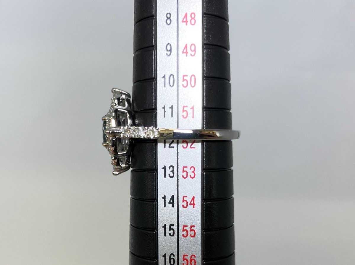 アレキサンドライト Ax0.31ct ブラジル産 Brazil GIA鑑別書付き リング