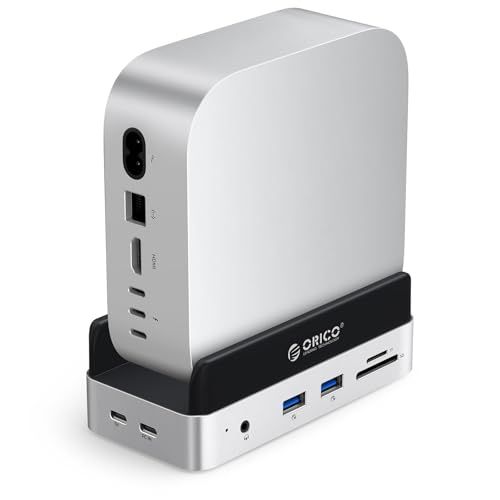 ORICO MiniDock Mac mini M4 専用スタンド＆ドック｜NVMe SSD