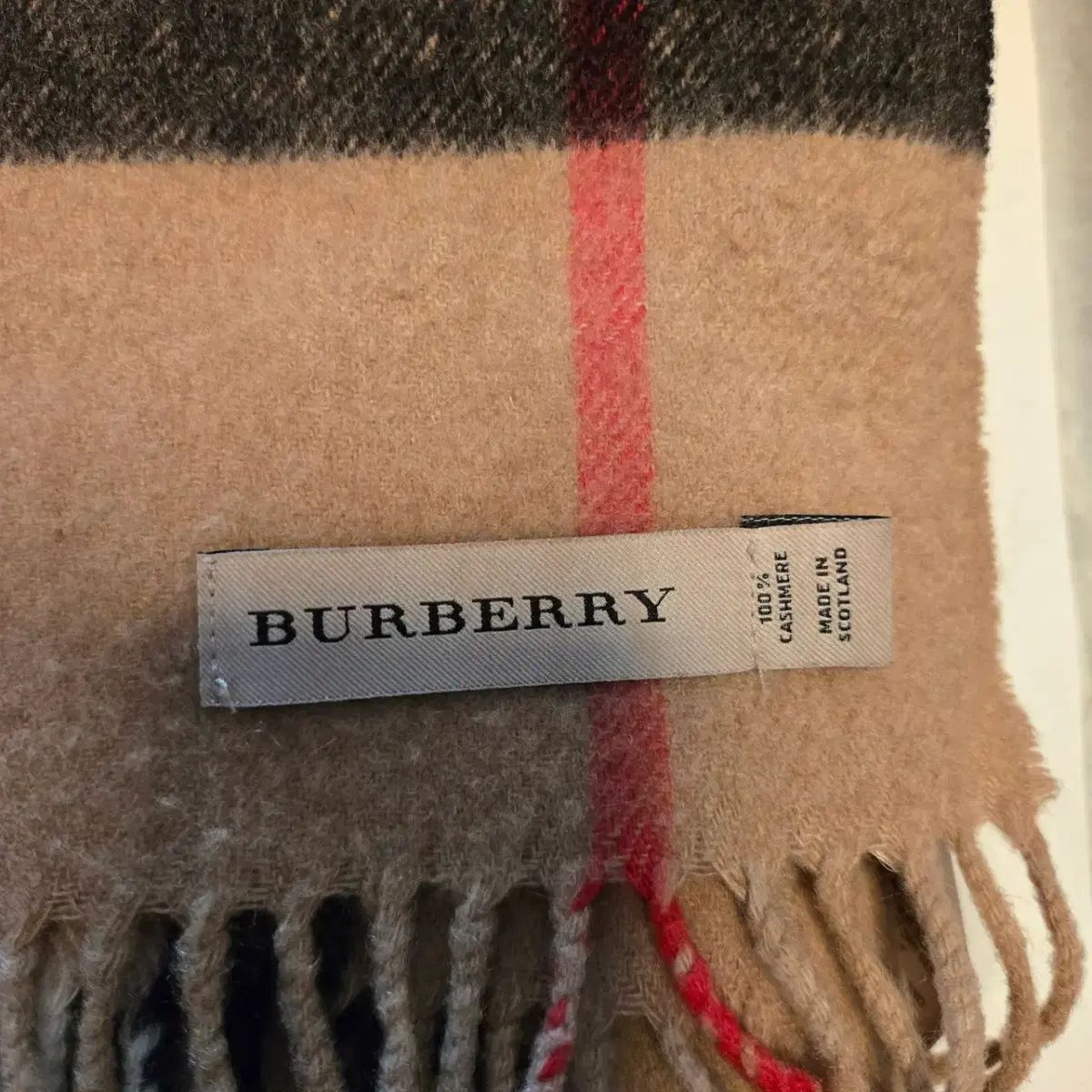 バーバリー 100プロ カシミア マフラー スコットランド産 - メルカリ