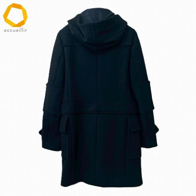 wnc バレンシアガ BALENCIAGA PARIS コート 44 黒 ダッフルコート