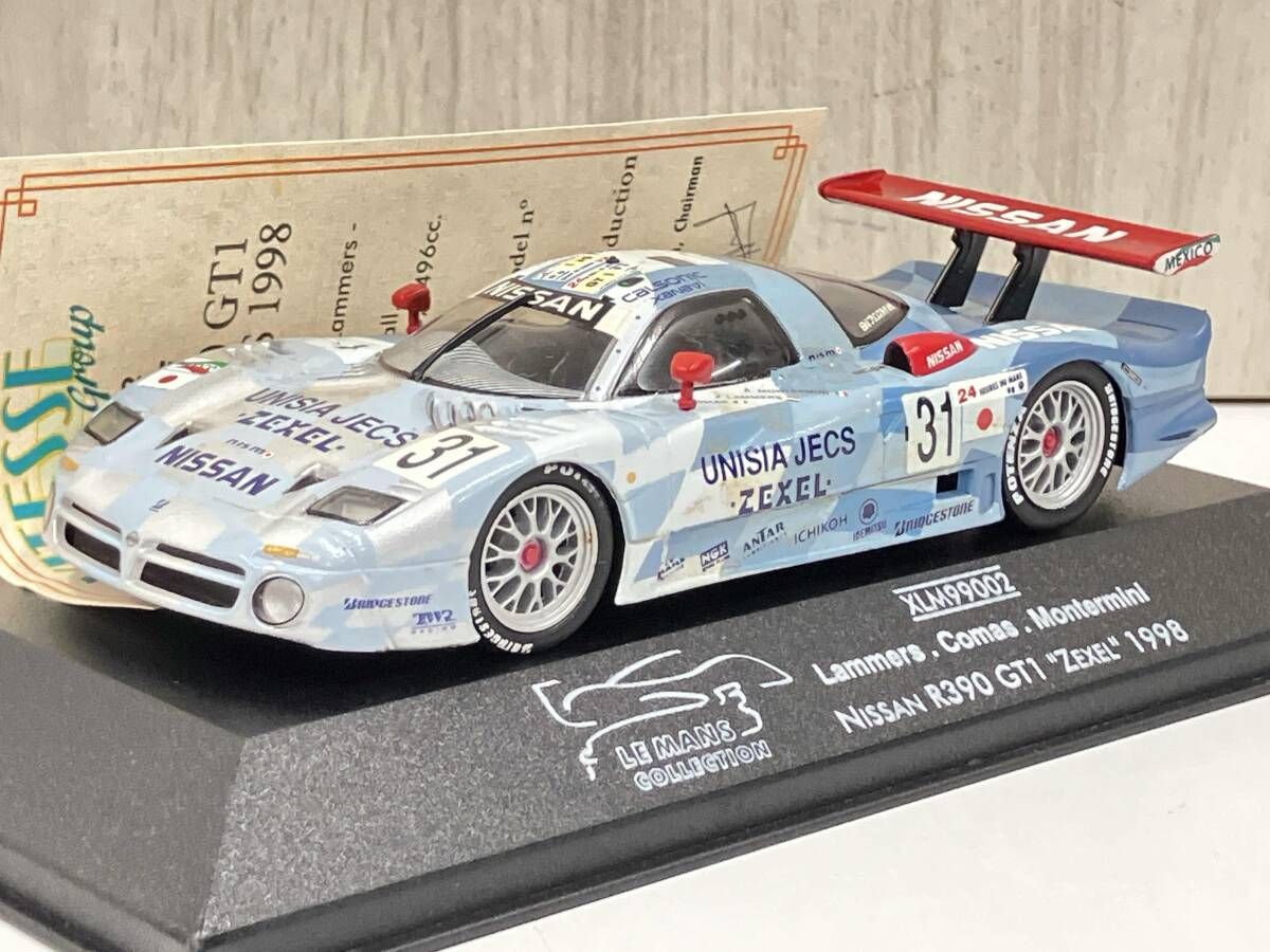 ケース付き】 NISSAN R390 GT1 ZEXL1998 XLM99002 Lammers.Comas